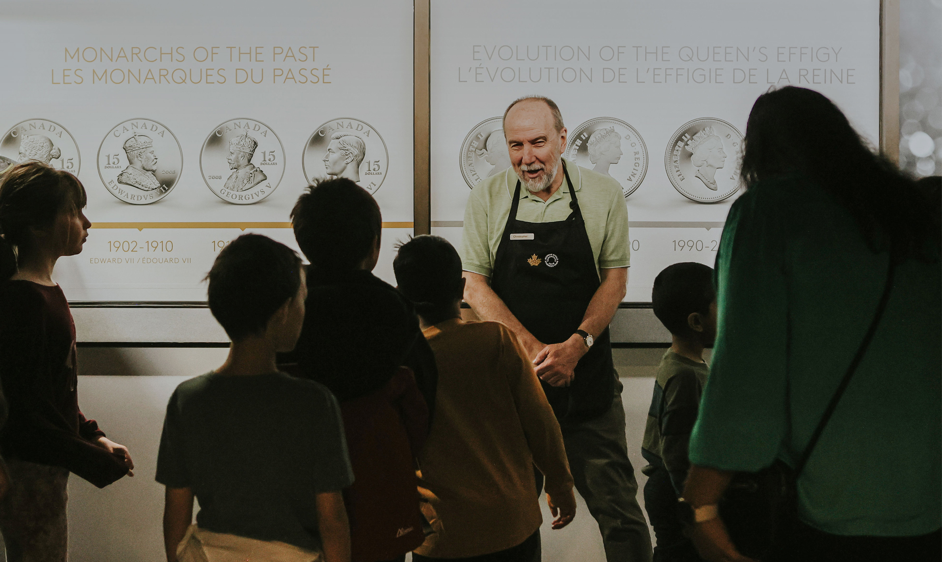 Photo of people on a Guided Tour at The Ottawa Mint.