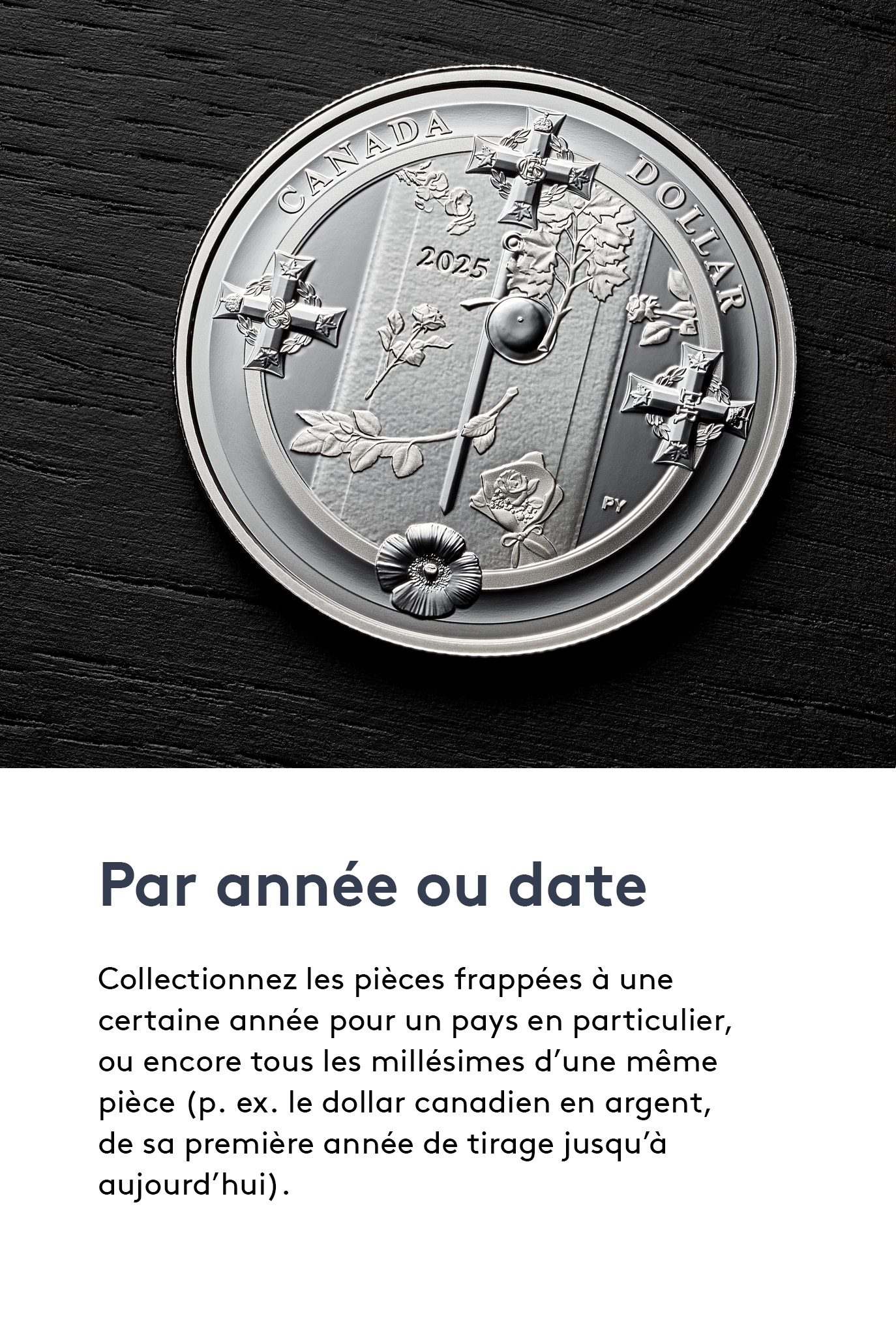 Dollar épreuve numismatique en argent fin – La Tombe du Soldat inconnu