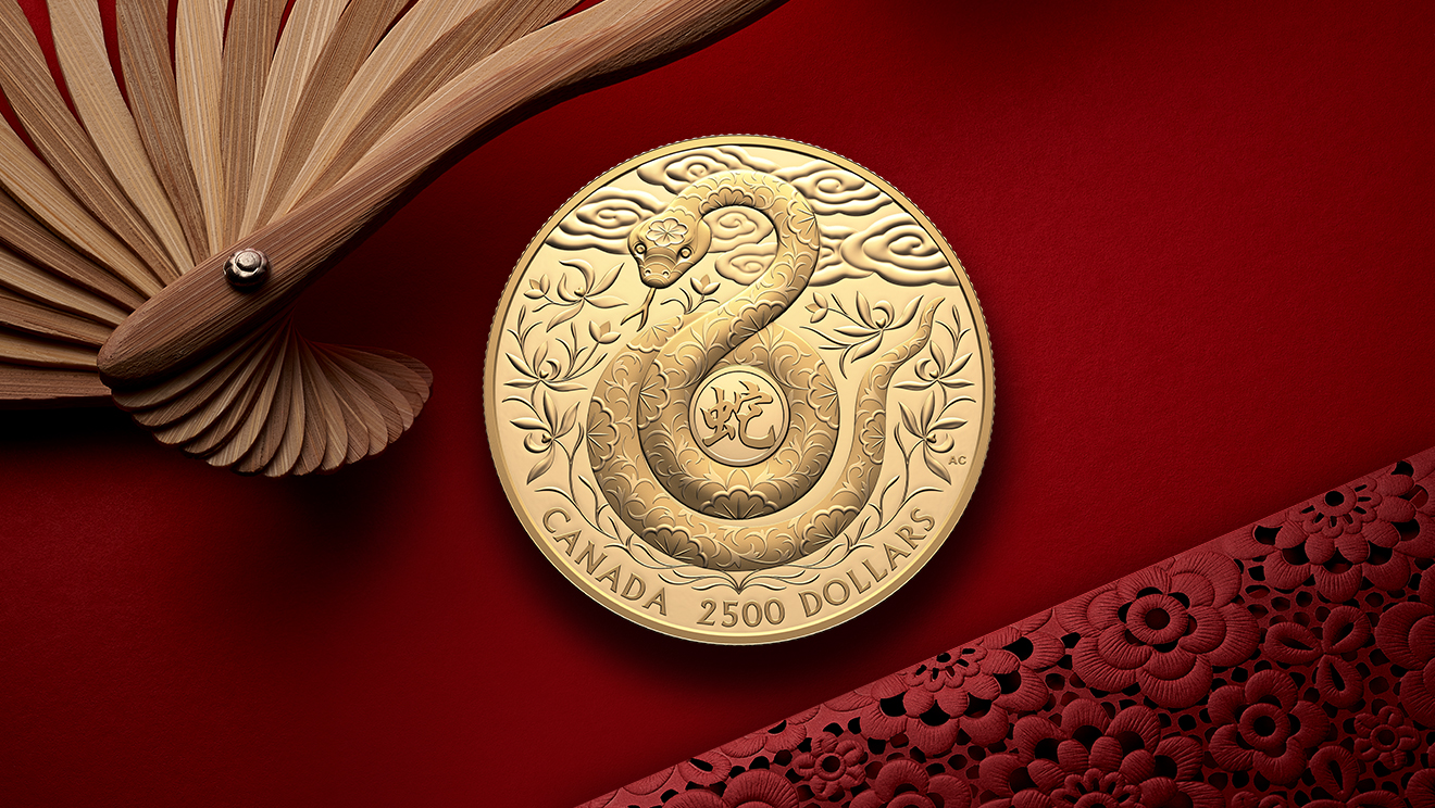 Lunar Year of the Snake - 1 kg Pure Gold Coin