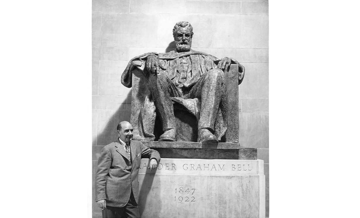 Statue of Alexander Graham Bell
