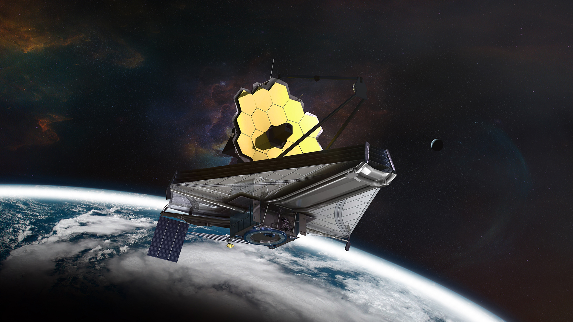 Illustration of the James Webb Space Telescope