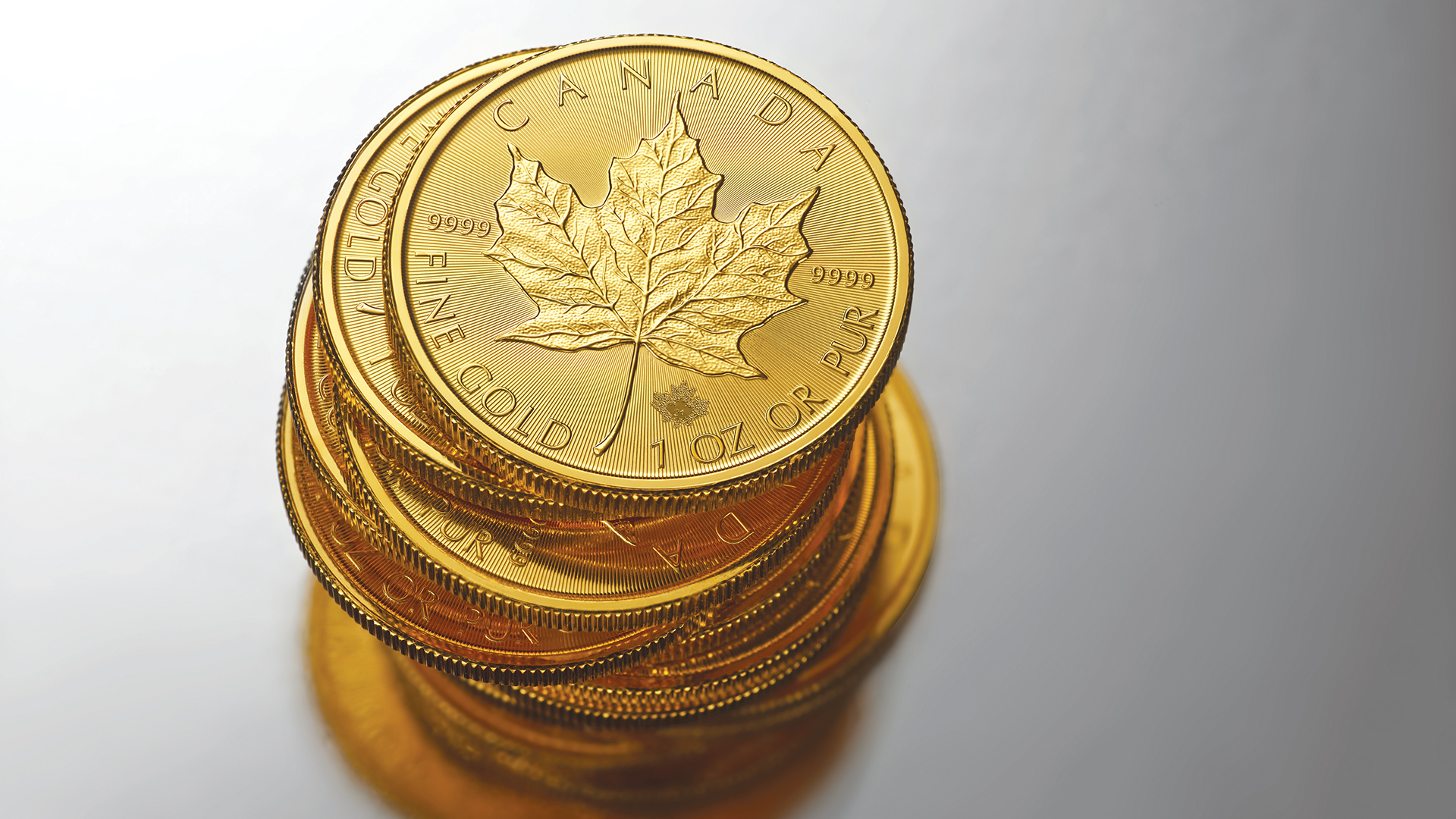 Royal Canadian Mint's gold bullion investments coins