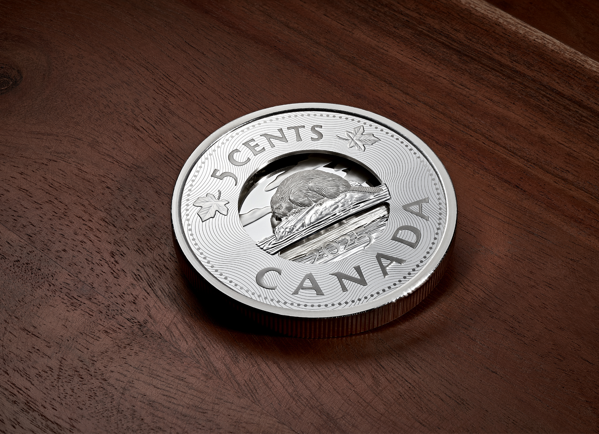 Multilayered Beaver – Fine Silver Coin