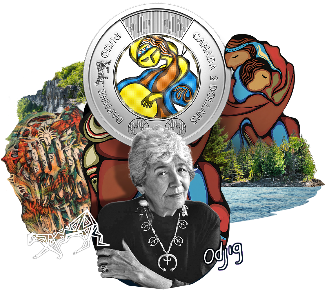 An Undeniable Original Daphne Odjig Collage