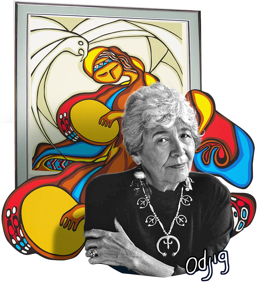 Celebrating Daphne Odjig Collage