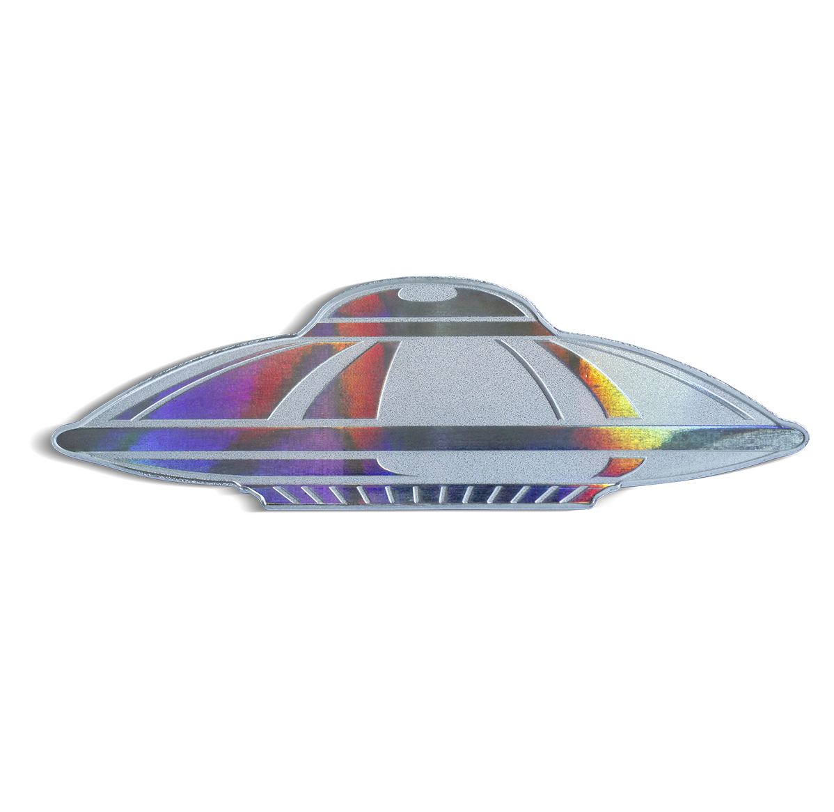 1 oz. Pure Silver Hologram Coin - UFO