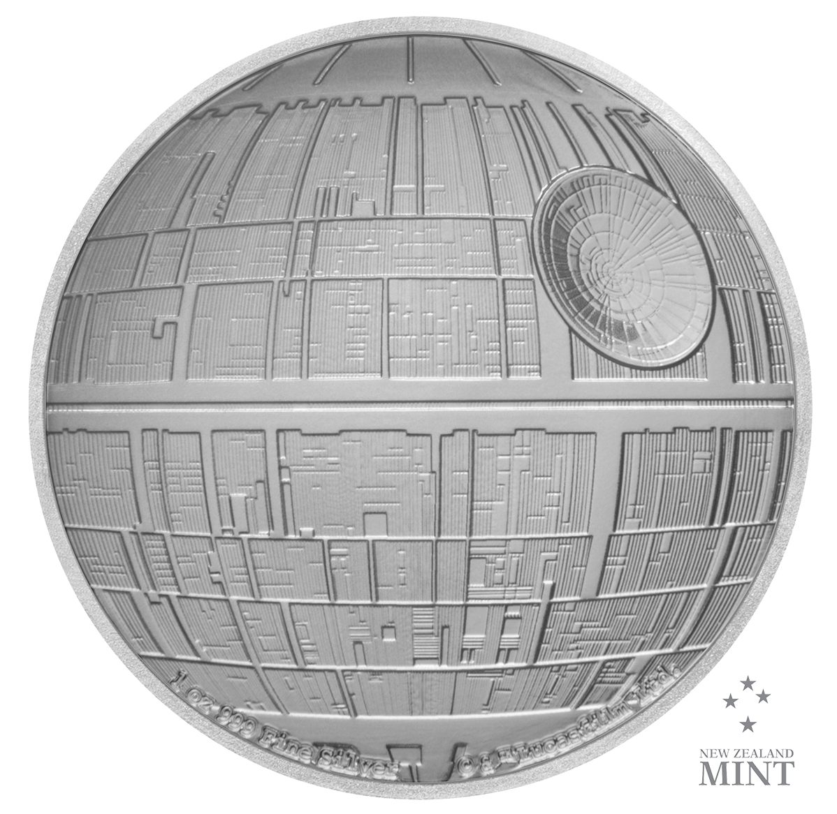 1 oz. Pure Silver Coin - Star Wars&trade; – Death Star&trade;