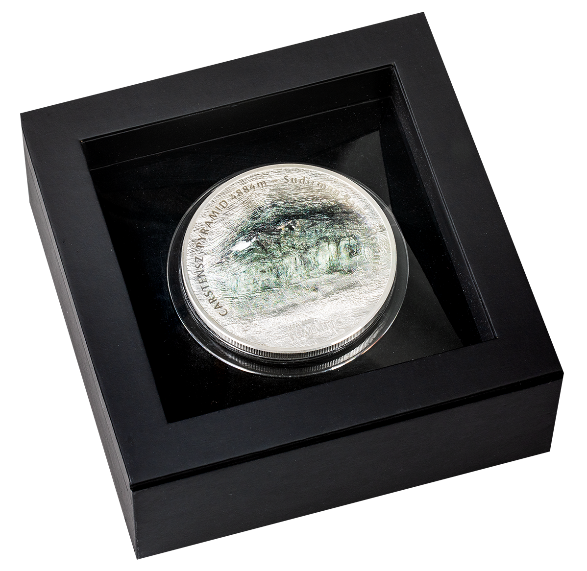 5 oz. Pure Silver Coin - Carstensz Pyramid: 7 Summits Series - Mintage: 777 (2020)