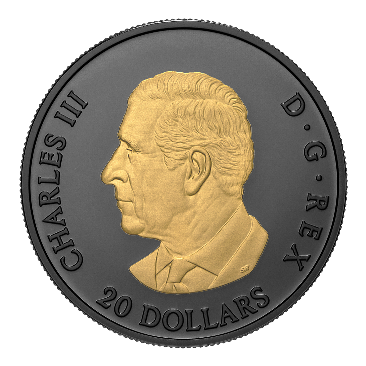 Gilded Elegant Maple – 1 oz. Fine Silver Coin