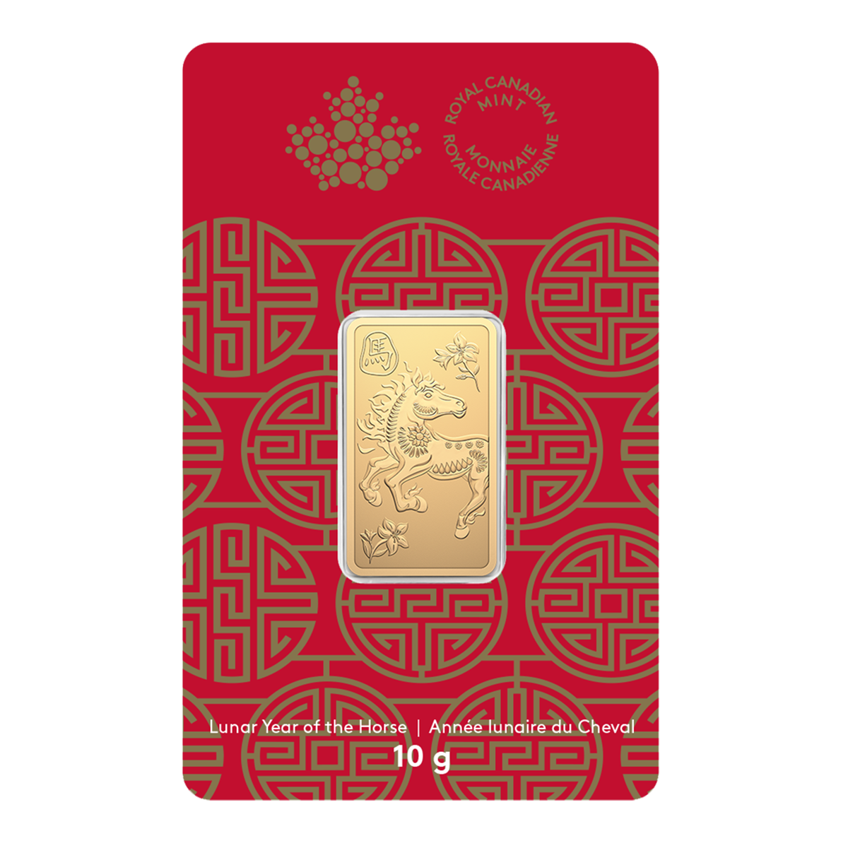 2026 Lunar Year of the Horse – 10 g 99.99% Pure Gold Bar (Premium Bullion)