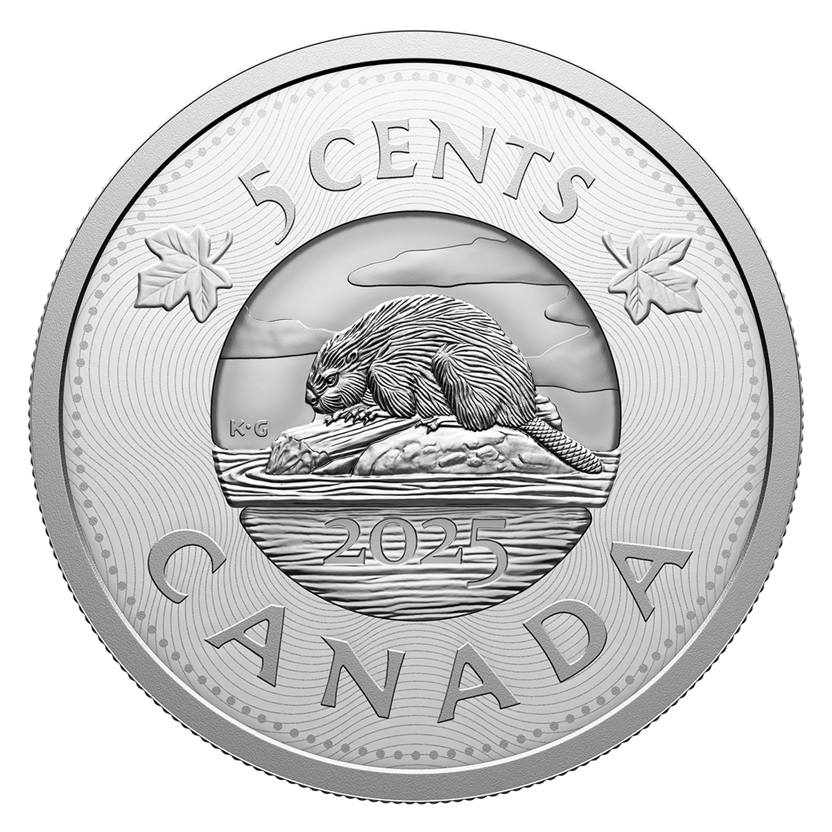 Multilayered Beaver – Fine Silver Coin