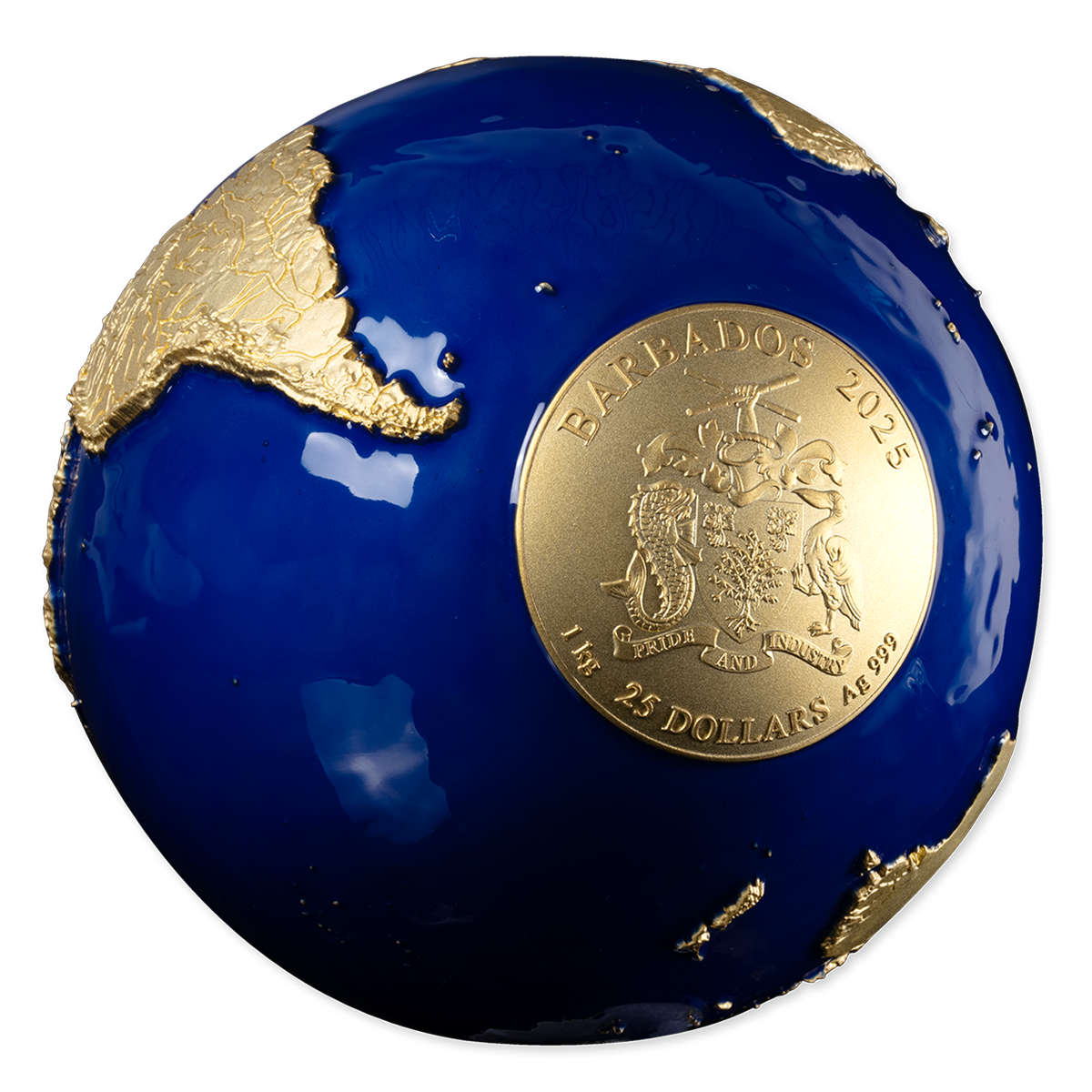 Blue Marble – 1 kilo Fine Silver Coin