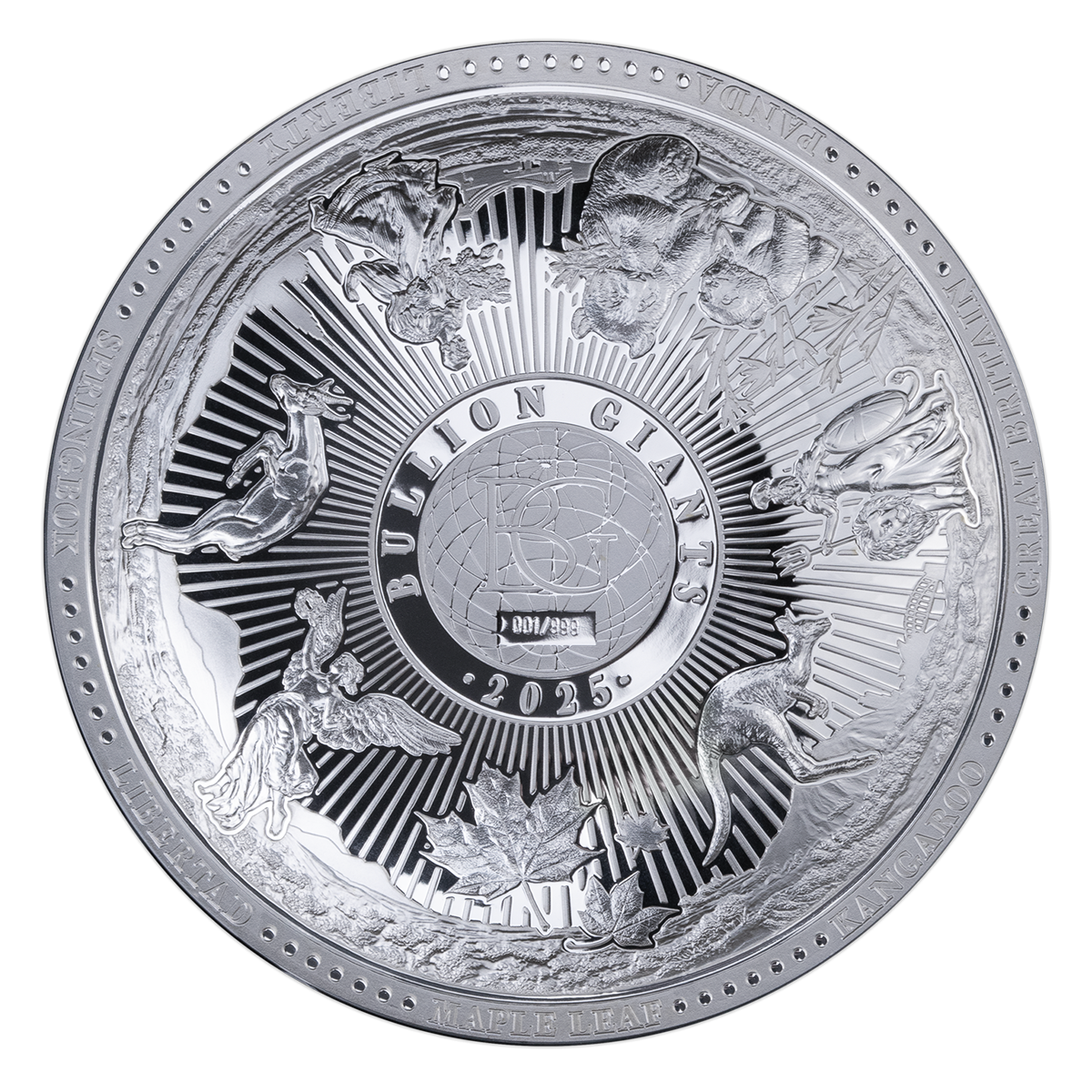 Bullion Giants –  50 g Fine Silver Coin