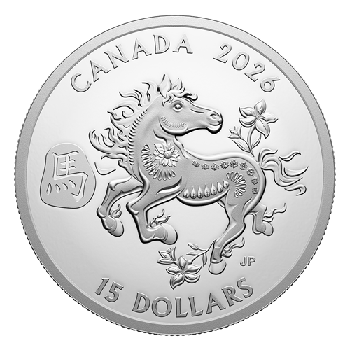 Lunar Year of the Horse – 1 oz. Fine Silver Coin (2026)