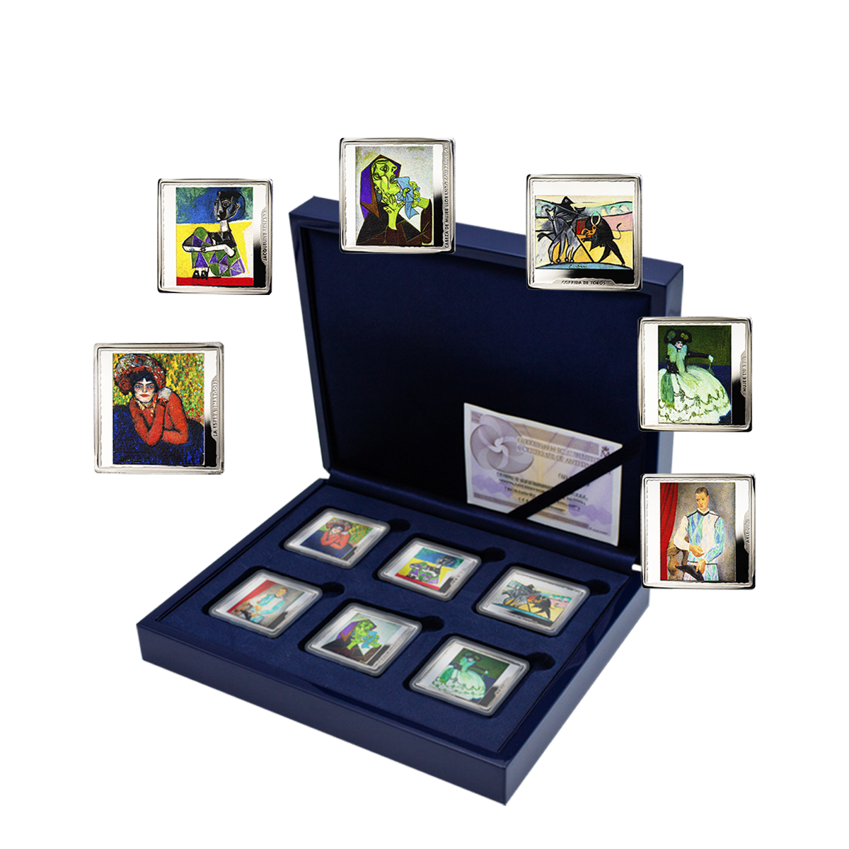 50ᵗʰ Anniversary of Picasso’s Death - 2023 Fine Silver 6-Coin Set