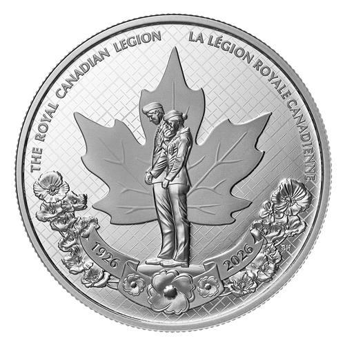 100th Anniversary of The Royal Canadian Legion – Fine Silver Proof Dollar (2026)