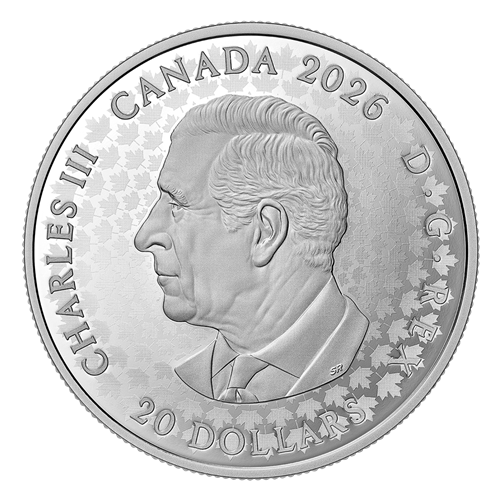 Obverse of silver coin