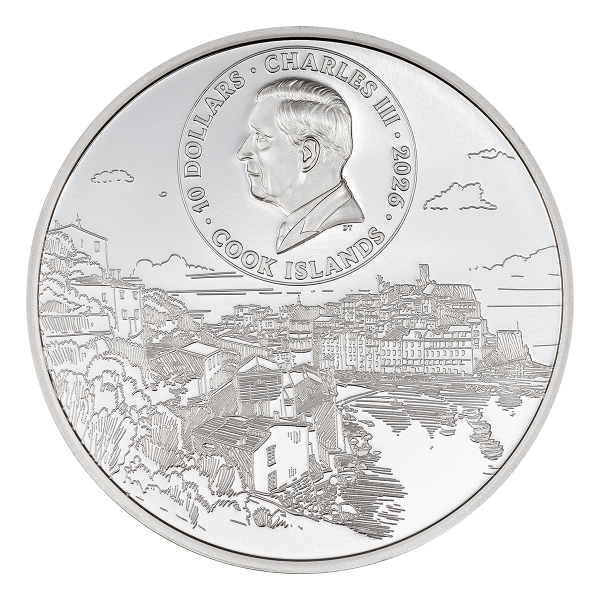 The Architectures of the World – Cinque Terre - Fine Silver Coin