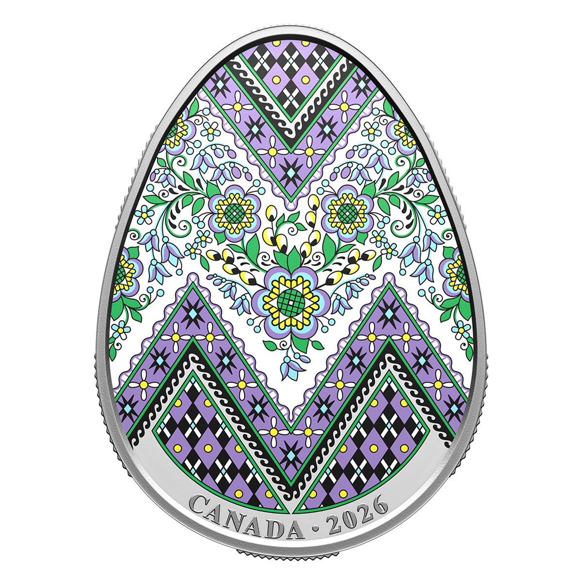 Pysanka – Fine Silver Coin (2026)