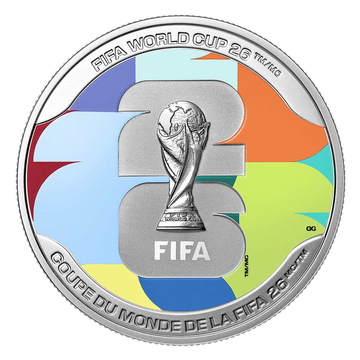 FIFA World Cup 2026ᵀᴹ : We Are 26ᵀᴹ  – 1 oz. Fine Silver Coin