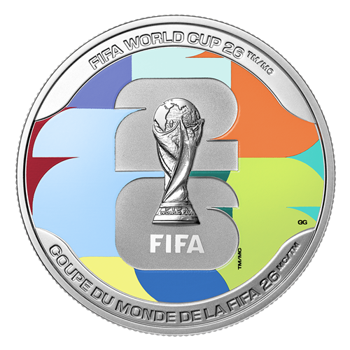 FIFA World Cup 2026ᵀᴹ : We Are 26ᵀᴹ  – 1 oz. Fine Silver Coin