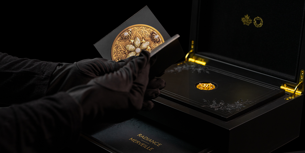 Special Packaging: Radiance – 1 oz. Pure Gold Coin 